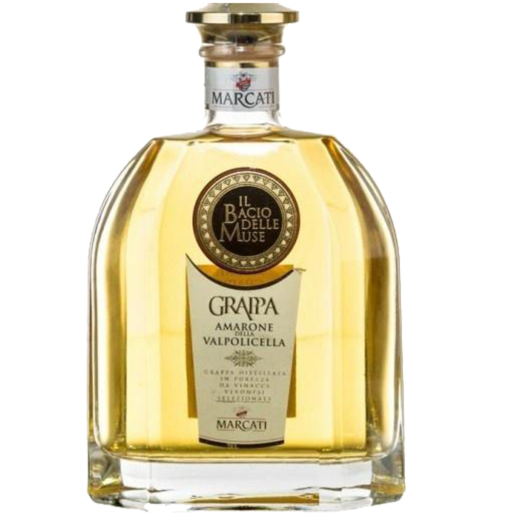 Grappa Marcati G.M. Il Bacio Delle Muse Amarone della Valpolicella  Invecchiata Bt. Cl.70 - Gustopiù Store